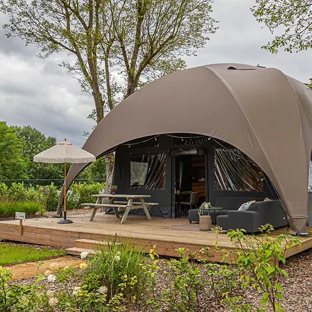 Glampinglodge Jasmijn Met Prive Hottub Luxuszelt *