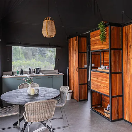 Luxussátor Glampinglodge Jasmijn Met Prive Hottub *