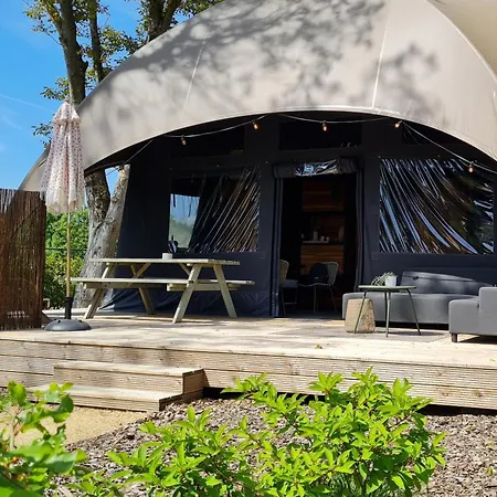 Glampinglodge Jasmijn Met Prive Hottub Luxussátor Meerssen