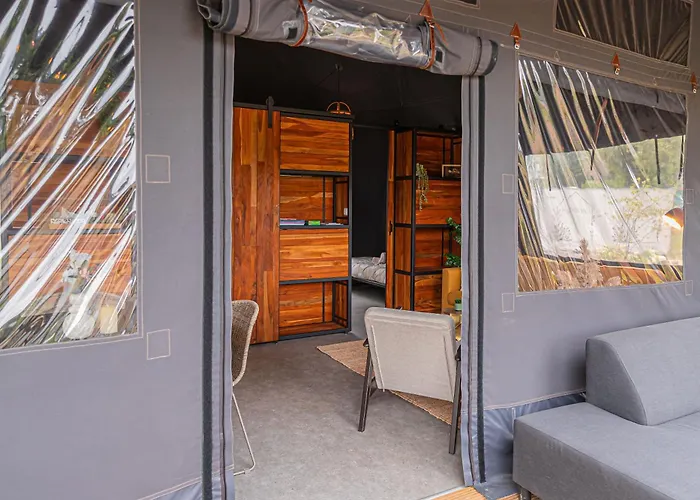 Glampinglodge Jasmijn Met Prive Hottub *